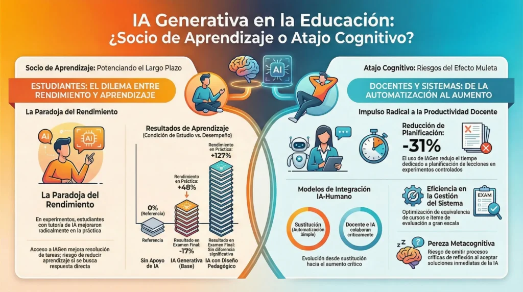 ESQUEMA IA GENERATIVA EN LA EDUCACIÓN