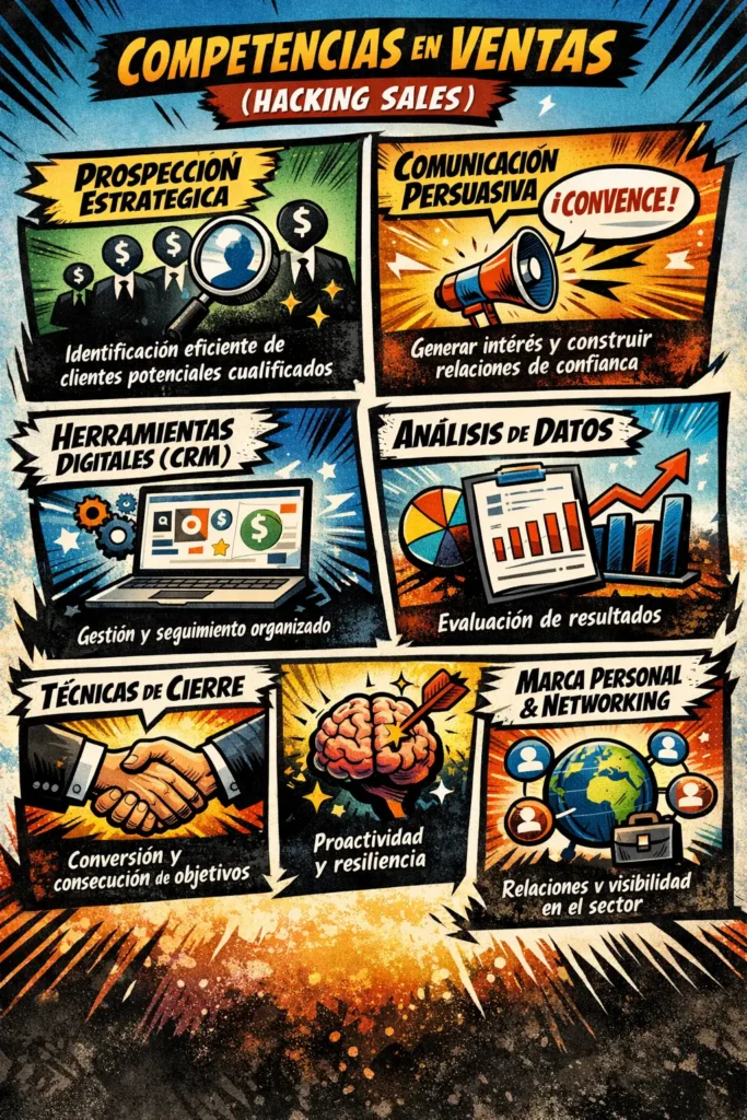 comic viñetas competencias claves