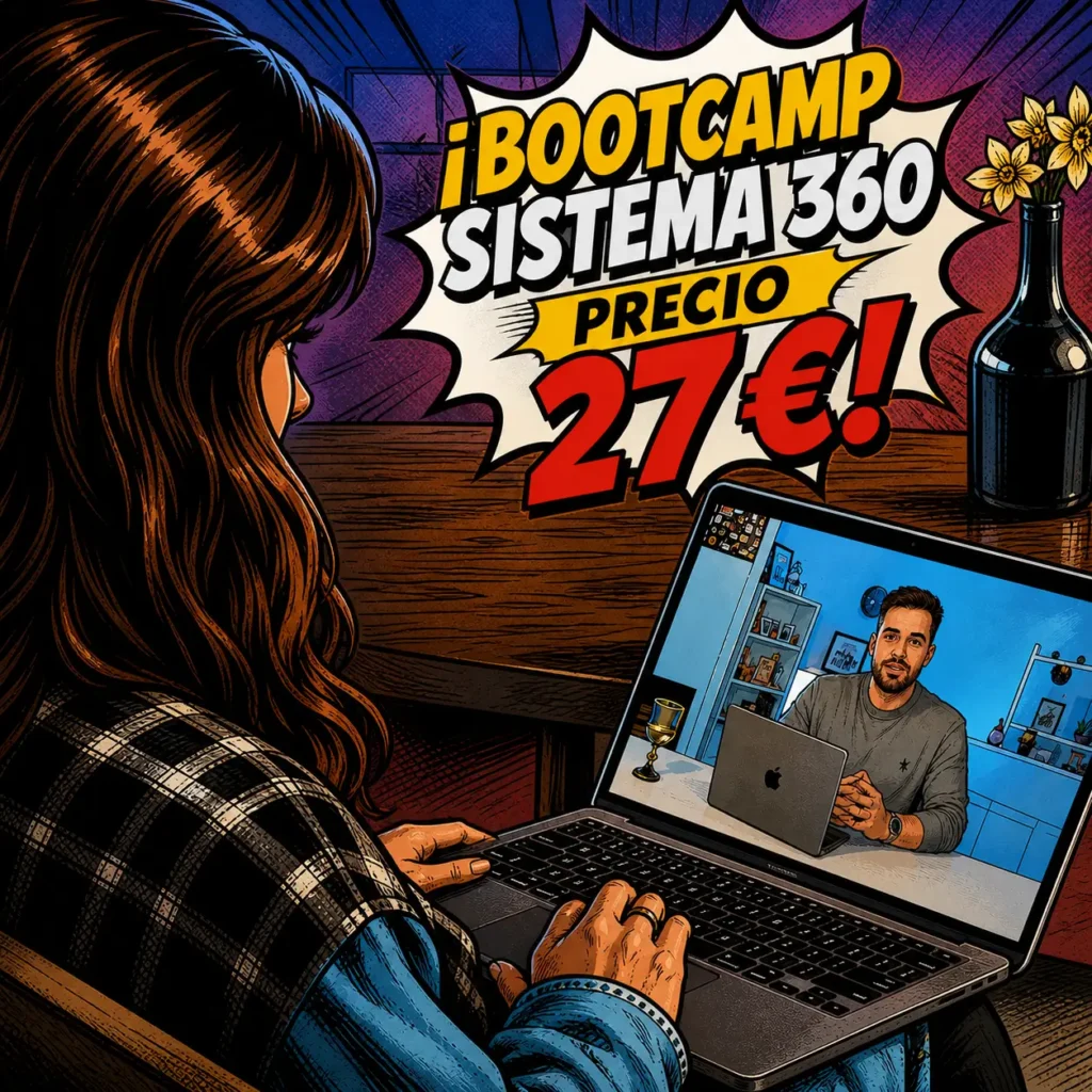 Ilustración chica con portátil