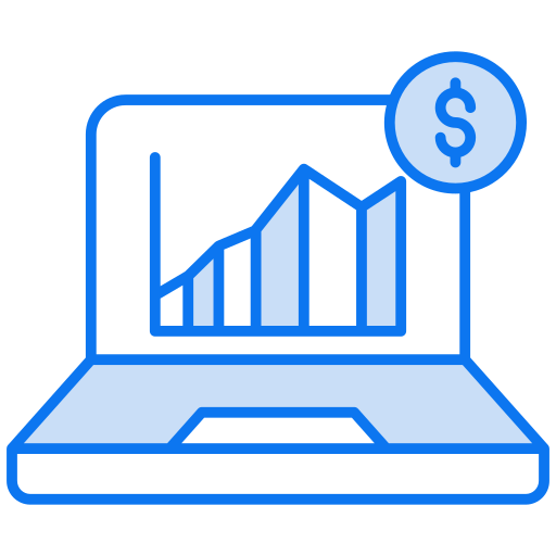 icono bolsa valores portatil